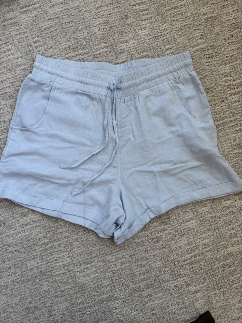 Kindred Bravely Light Blue Drawstring Athletic Shorts